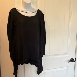 We The Free Black Thermal Tunic with Chest Yoke XS